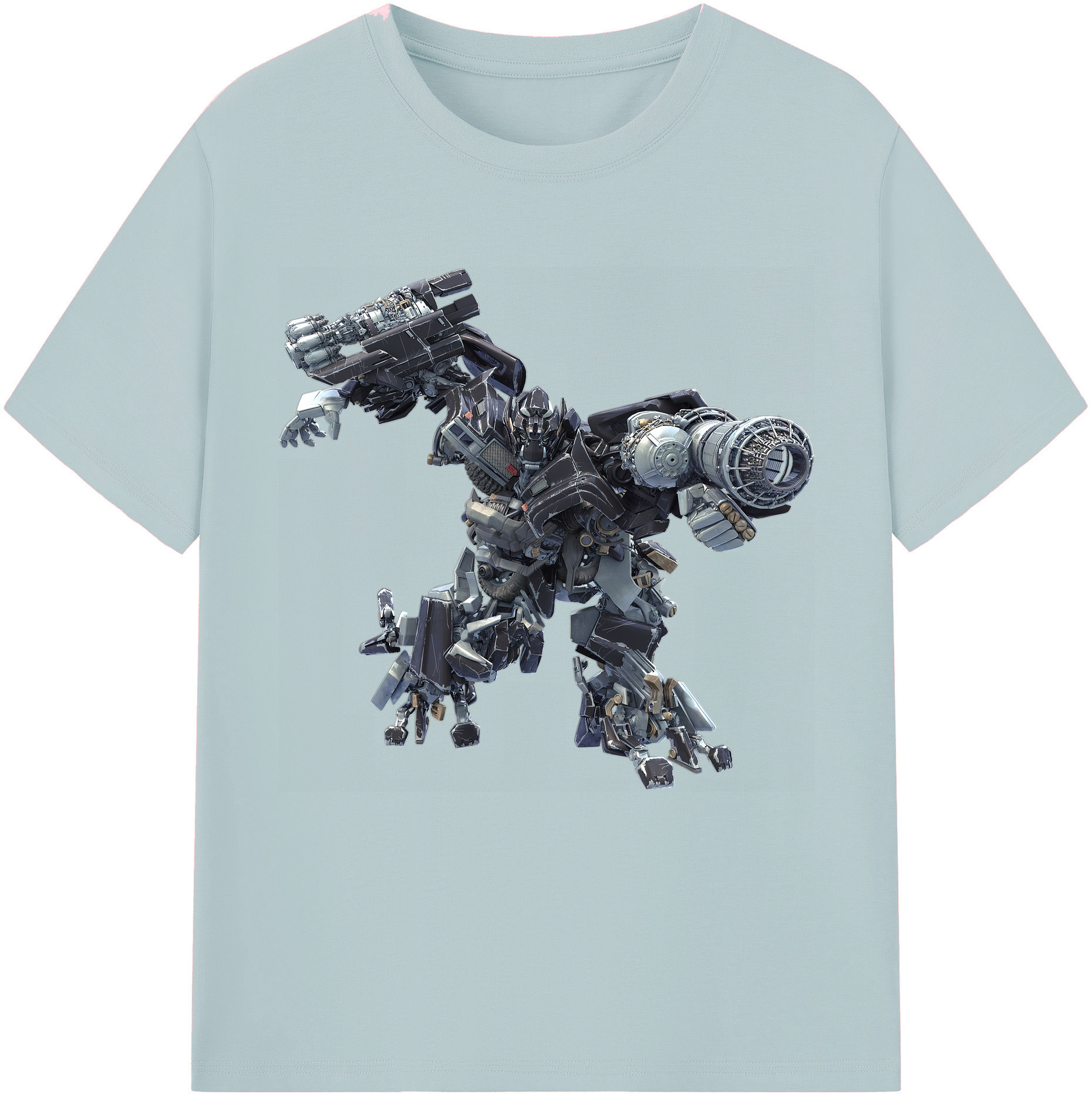 （画像用） Transformers トランスフォーマー 綿100％半袖Tシャツ（フロントプリント）